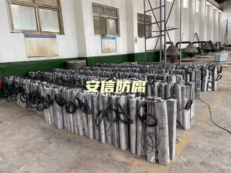 我公司鎂陽極，鋁合金陽極，鋁犧牲陽極，鎂陽極，鎂合金犧牲陽極在呼和浩特煉油廠的使用被評為優 秀生產商